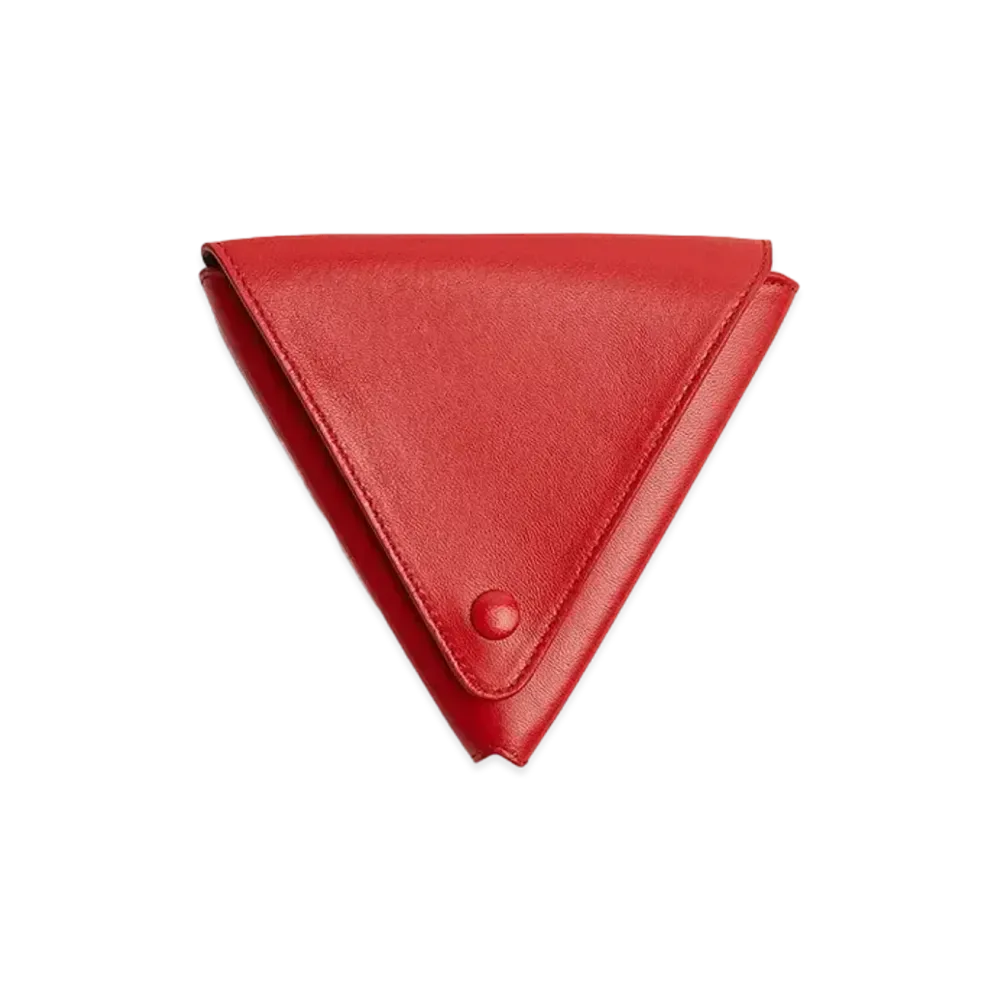 Bottega Veneta Folded Coin Purse "Chili Fondant"