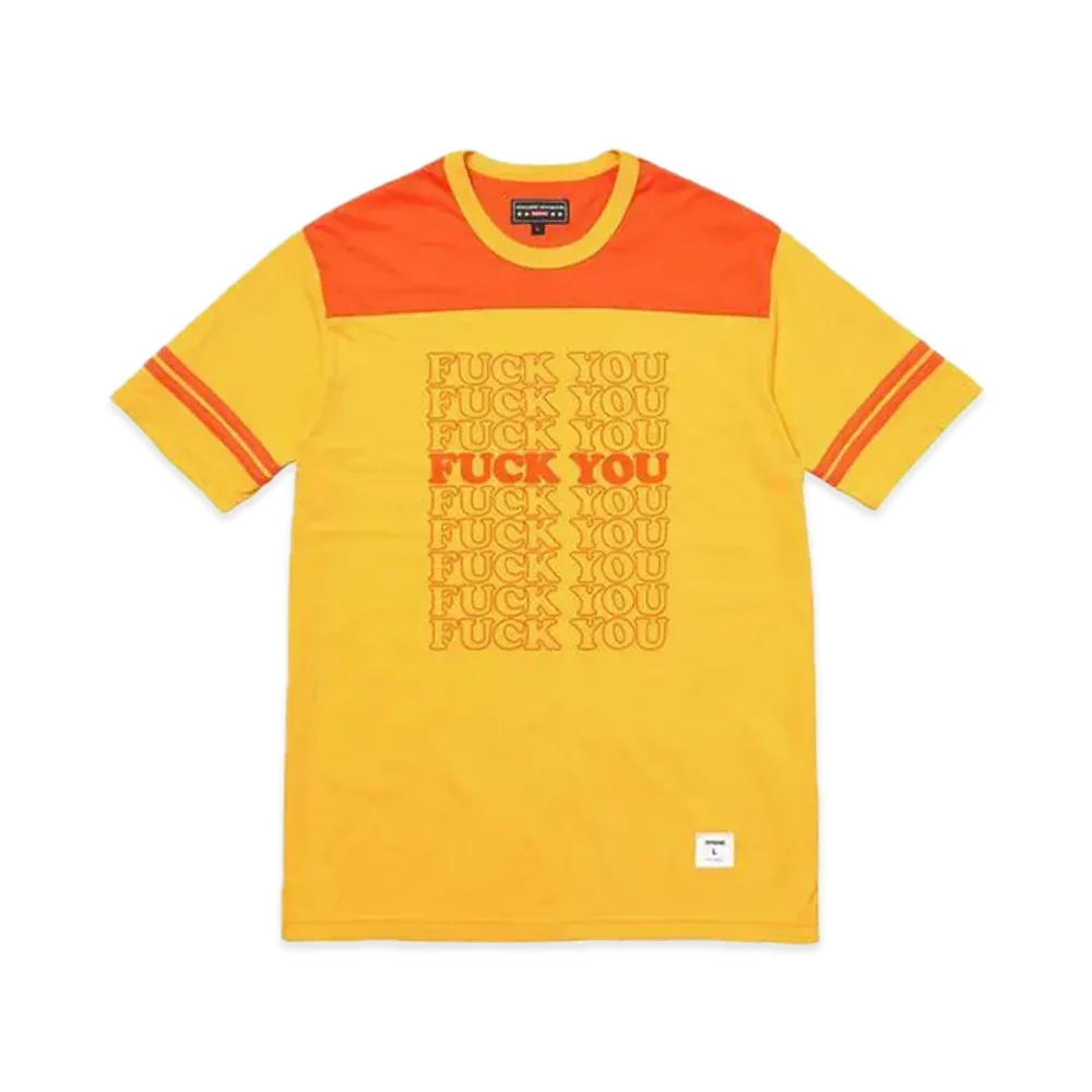 Supreme x HYSTERIC GLAMOUR Fuck You Football Tee "Yellow"