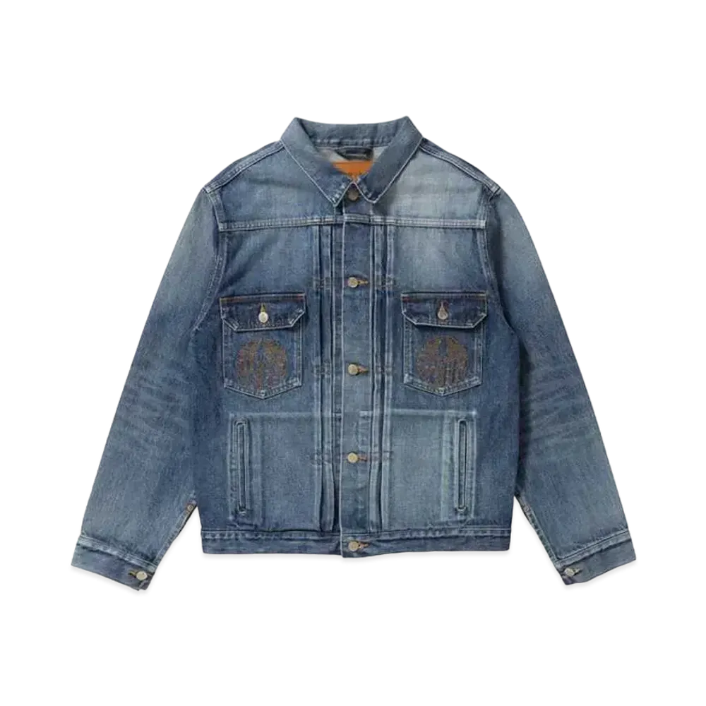 BlackEyePatch KAMON DENIM JACKET "Washed Blue"