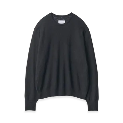 ssstein W/AL/NY Knit Crew Neck LS "Black"