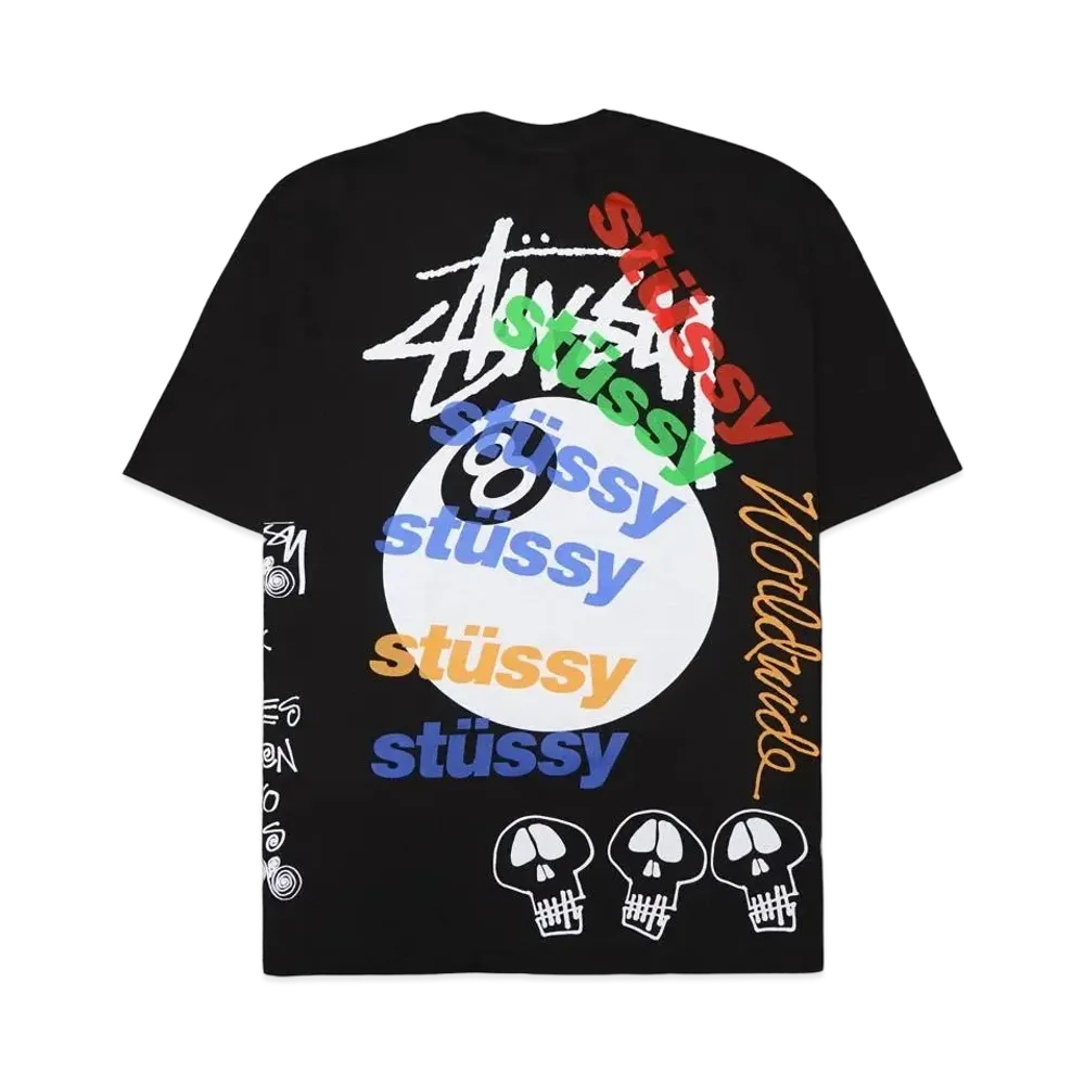 Stussy Test Strike Pigment Dyed Tee "Black"