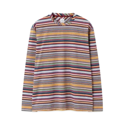 Paul Smith Signature Stripe Long Sleeve Cut And Sew "Multi"