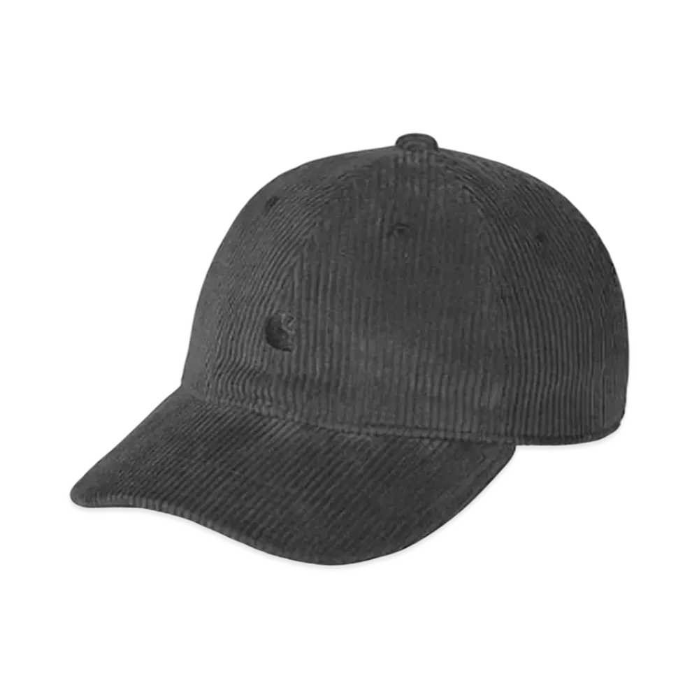 Carhartt WIP Logo Corduroy Cap "Grafite"