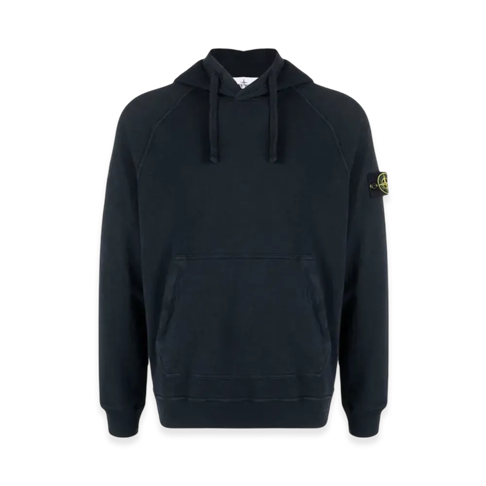 Stone Island 63860 Cotton Hooded Sweatshirt - 21SS "Black"