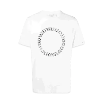 1017 ALYX 9SM Faceted-Chain Print T-Shirt "White"