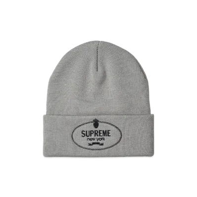Supreme Crest Beanie "Charcoal Grey"