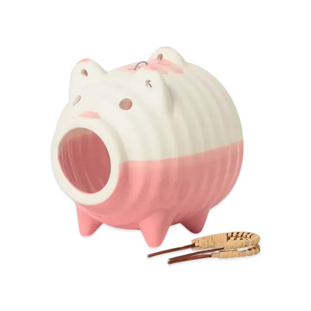 BEAMS Exclusive Banko Ware 2 Tone Top And Bottom Mosquito Pig "Momo"