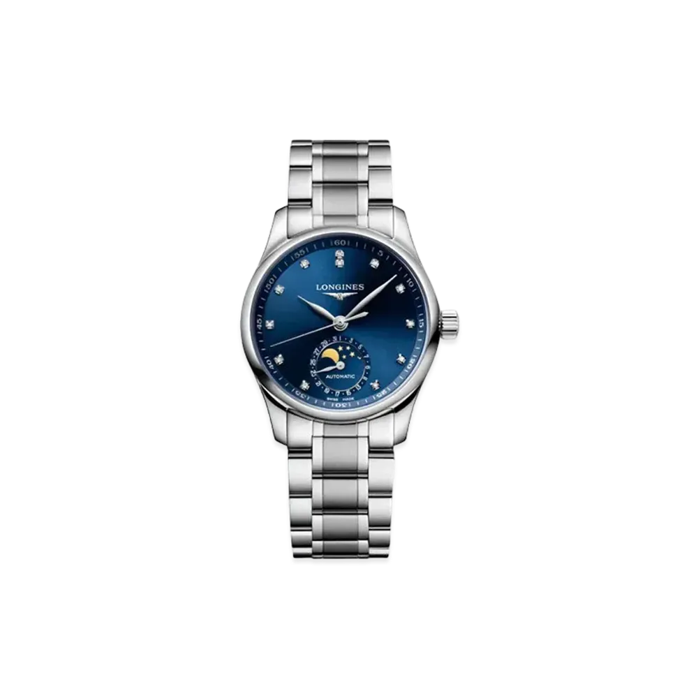 Longines Master Collection 34.00mm "Blue Sun Ray/Stainless Steel" L2.409.4.97.6