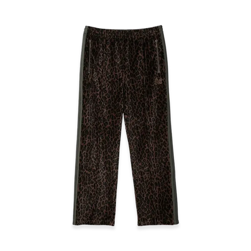 NEEDLES Track Pant - C/PE Velour "Brown"