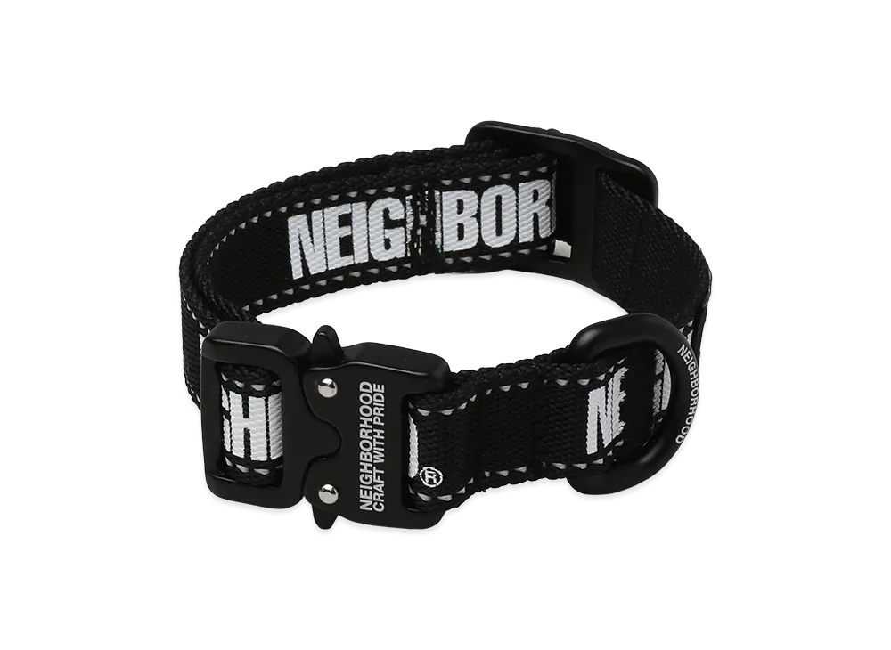 NEIGHBORHOOD Dog Collar Narrow "Black"