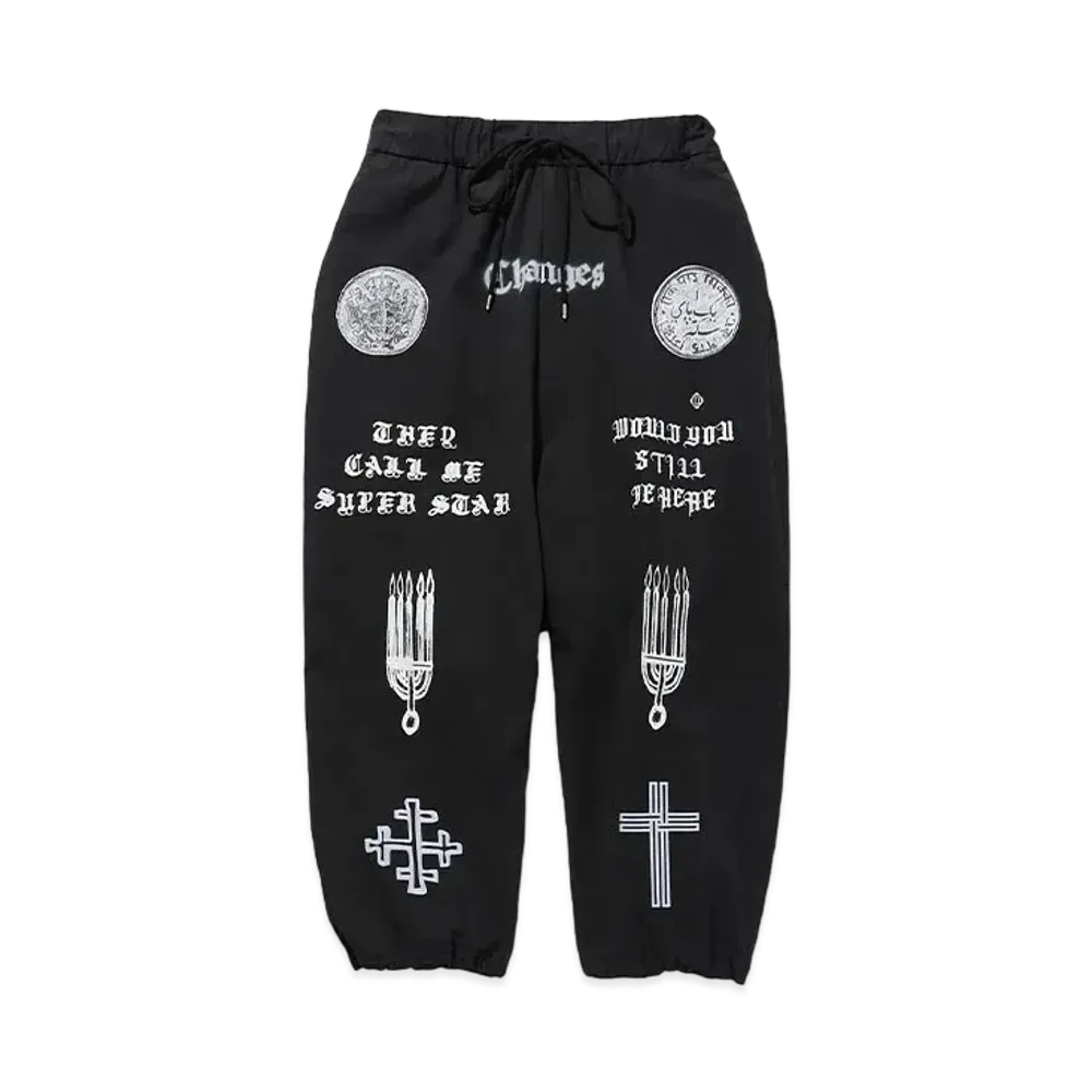 Children of the discordance MEMORIAL PRINT TROUSERS "BLACK"