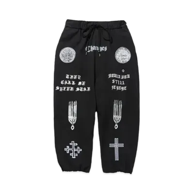 Children of the discordance MEMORIAL PRINT TROUSERS "BLACK"