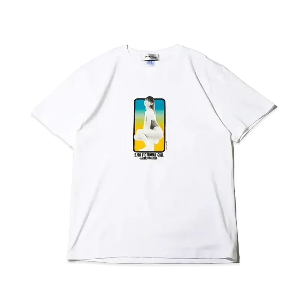 atmos x AMATSU MARINA x ARTIMATION Box Tee "White"