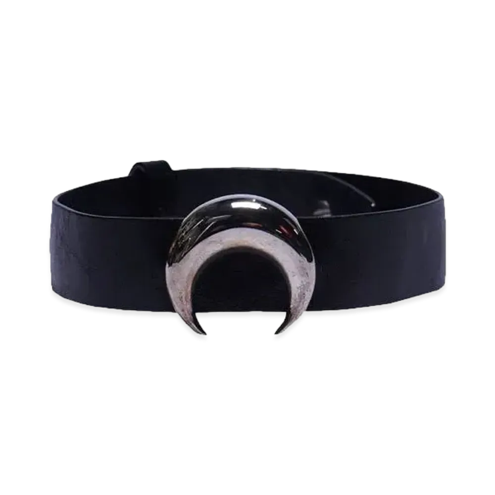 Marine Serre REGENERATED TIN MOON CHOKER "BLACK"