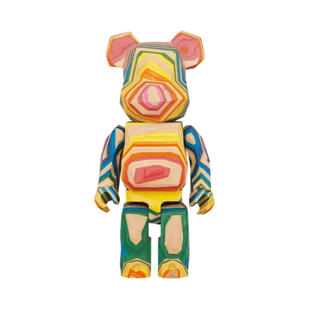 Bearbrick Karimoku fragmentdesign x HAROSHI Vertical polygon 400%