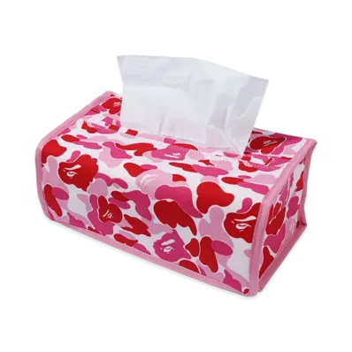 A BATHING APE ABC Camo Tissue Cover "Pink"