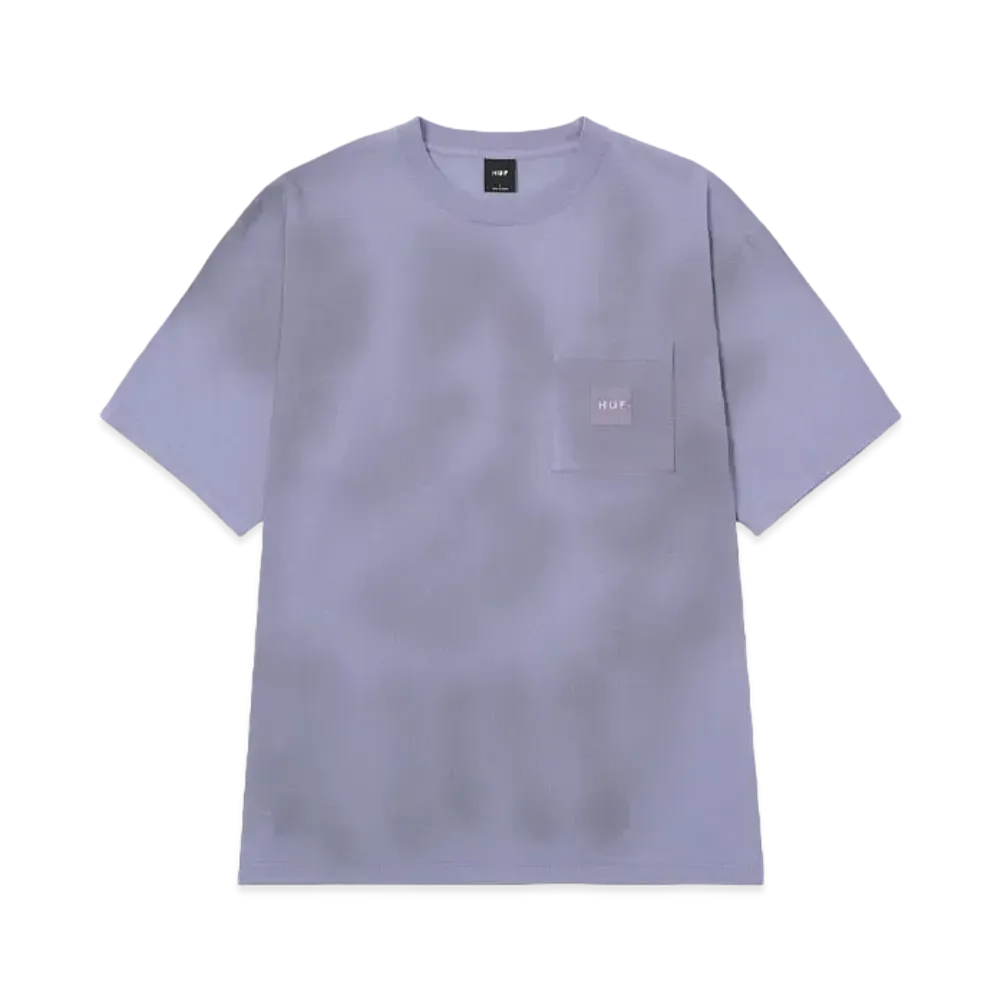 HUF Summer 24 Tie Dye Box Logo Pocket "Lavender"