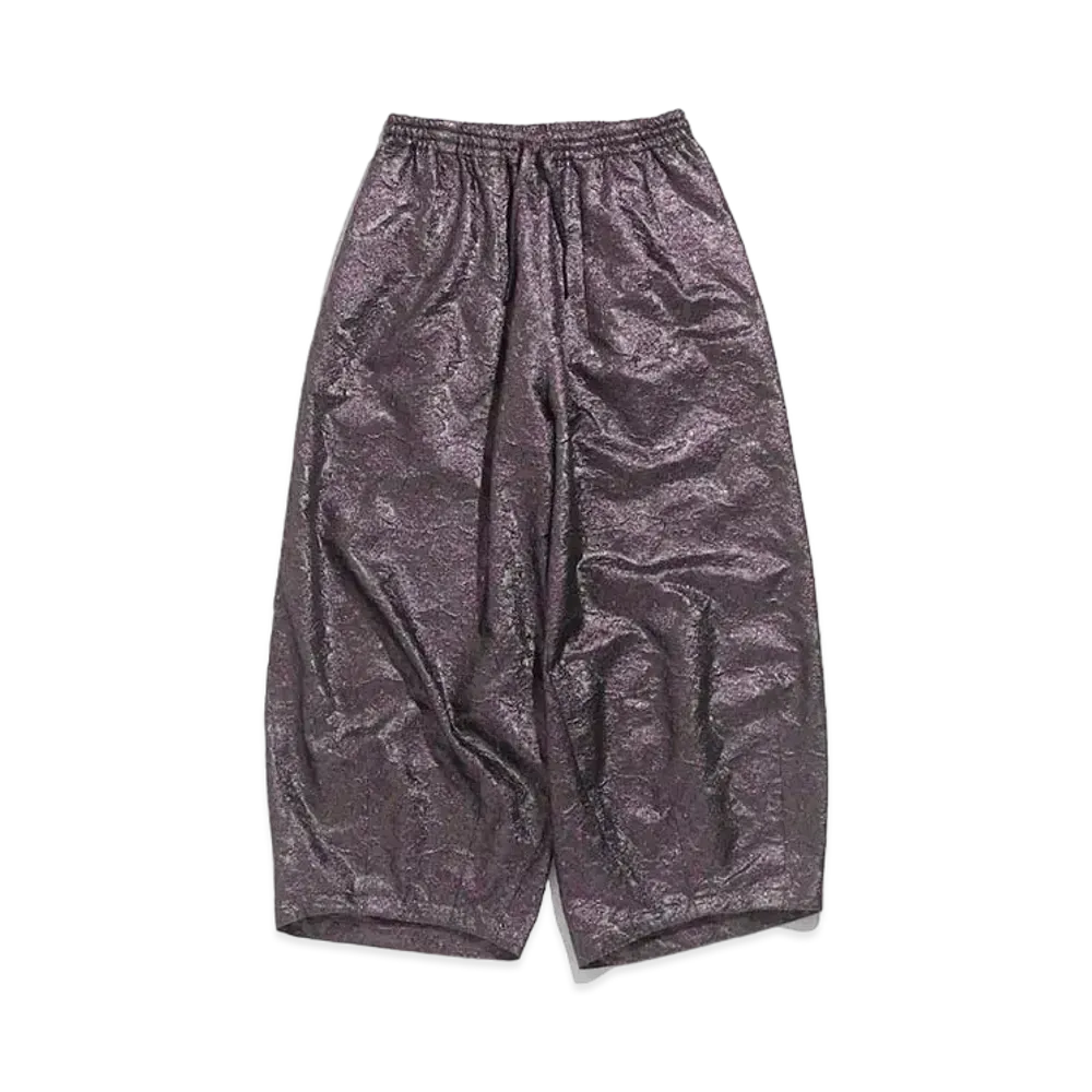 Needles H.D.P. PANT - POLY LAME DAMASK JQ. "Purple"