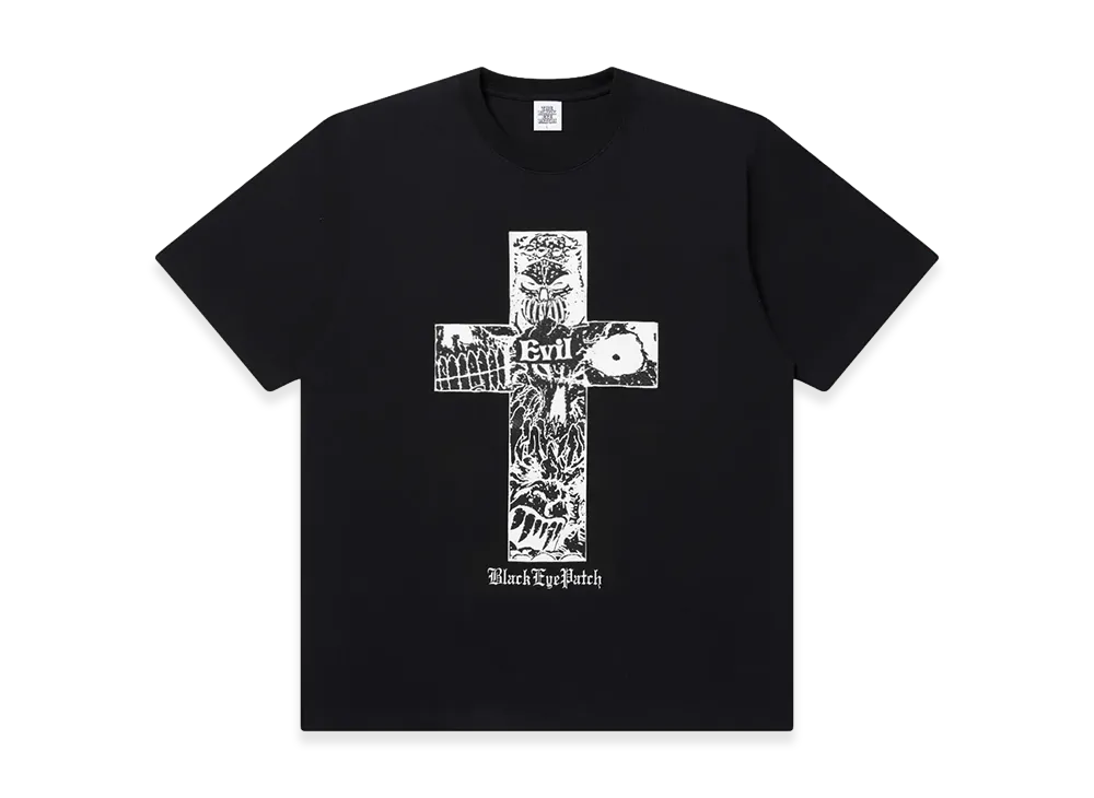 BlackEyePatch Evil Cross Tee "Black"