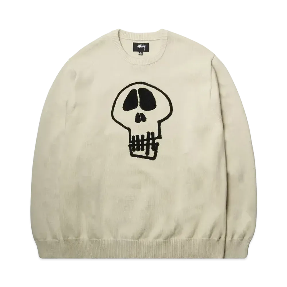 Stussy Skull Sweater "Natural"