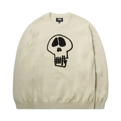 Stussy Skull Sweater "Natural"