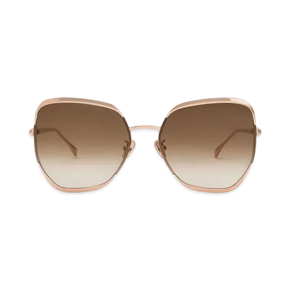 CHARLES & KEITH Blade Temple Butterfly Sunglasses "RoseGold"