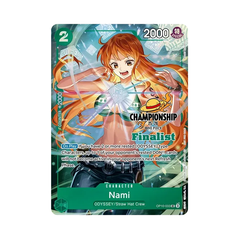 ナミ UC [OP10-033]【英語版】(プロモーションカード「チャンピオンシップ 25-26 ファイナリストカードセット1」)
