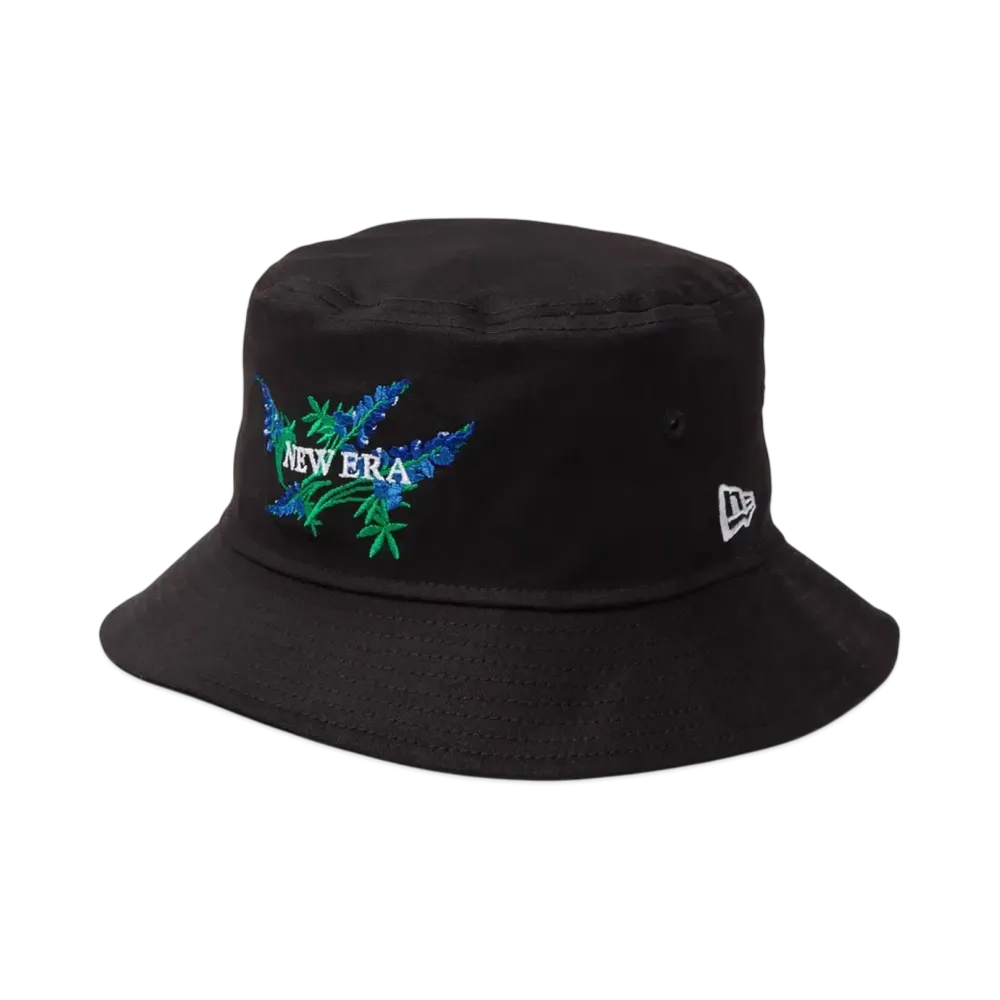 NEW ERA Bucket 01 Stretch Series Bluebonnet "Black"