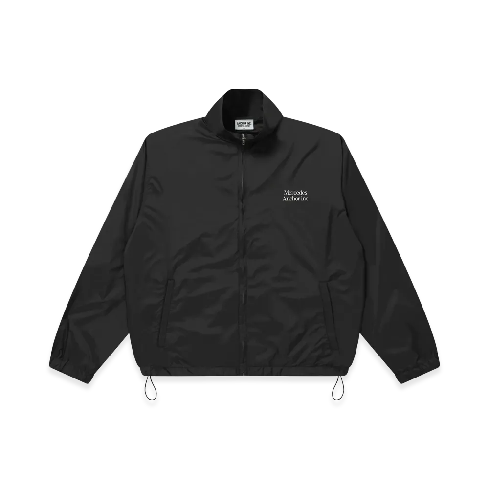 Mercedes Anchor inc. Light Weight Nylon Track Jacket "Black"