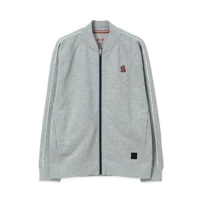 Paul Smith Mountain Bear Zip-Up Blouson "Gray"