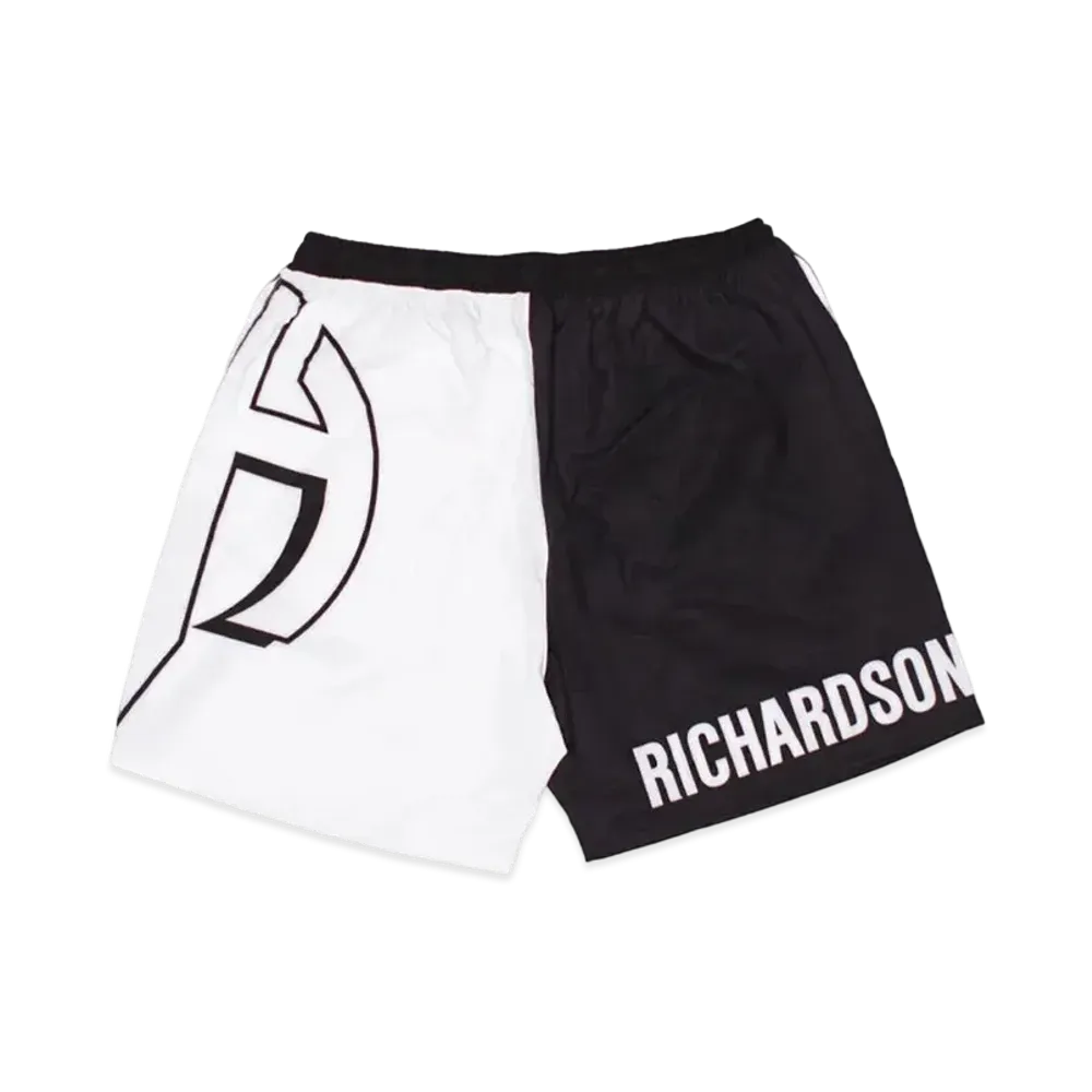 Richardson Split Shorts "Black/White"