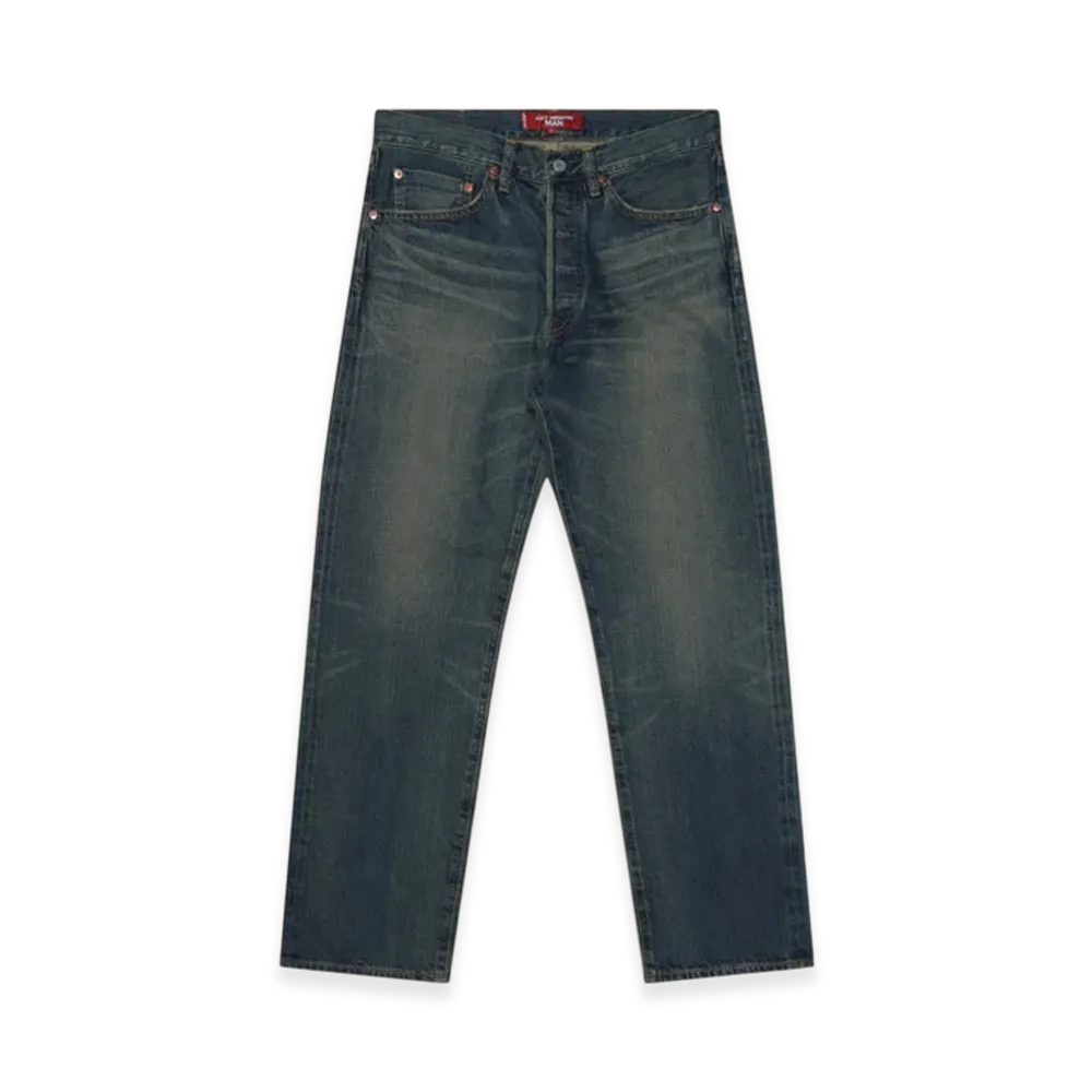 JUNYA WATANABE MAN Cotton Selvedge Denim Garment Treated Levi's W Name "Indigo"
