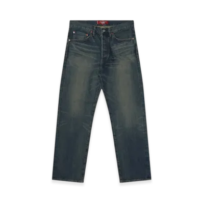 JUNYA WATANABE MAN Cotton Selvedge Denim Garment Treated Levi's W Name "Indigo"