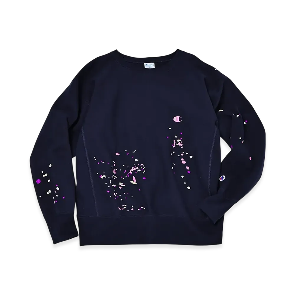 Champion x JOURNAL STANDARD relume Reverse Weave Embroidered Splash Sweat "Navy"
