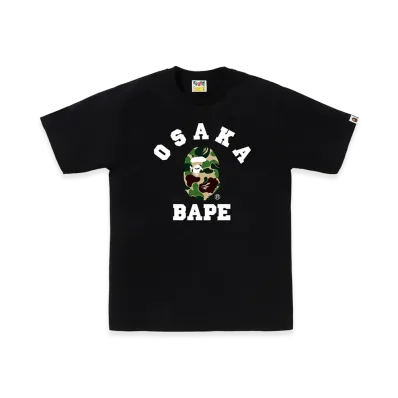 A BATHING APE Osaka Exclusive ABC Camo Osaka College Tee "Black"