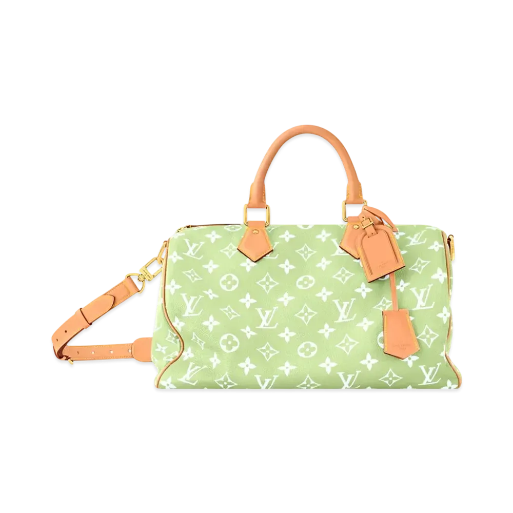 Louis Vuitton Speedy P9 Bandouliere 40 "Frozen Lime/Vert Clair"