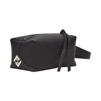 FENDI Roma Leather Toiletry Case "Black"