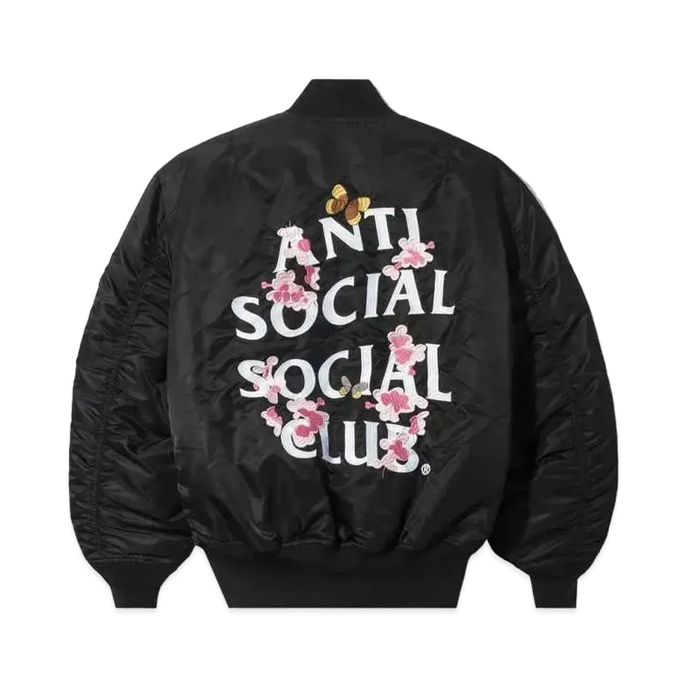 ANTI SOCIAL SOCIAL CLUB Alpha Industries x ASSC MA1 Jacket "Black"