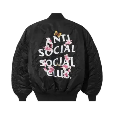 ANTI SOCIAL SOCIAL CLUB Alpha Industries x ASSC MA1 Jacket "Black"
