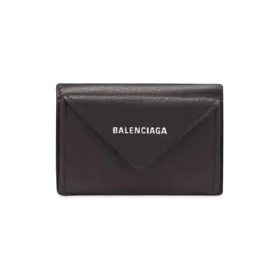 BALENCIAGA Paper Paper Mini Wallet "Black"
