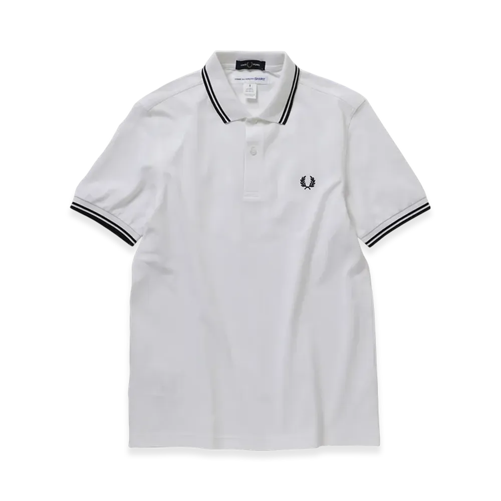 COMME des GARCONS SHIRT x FRED PERRY Strong Will "White"