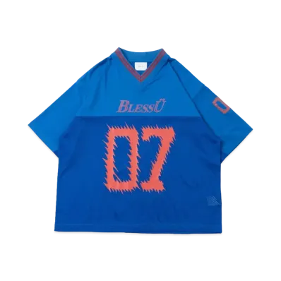 BLESS U BU Football Jersey "Blue"