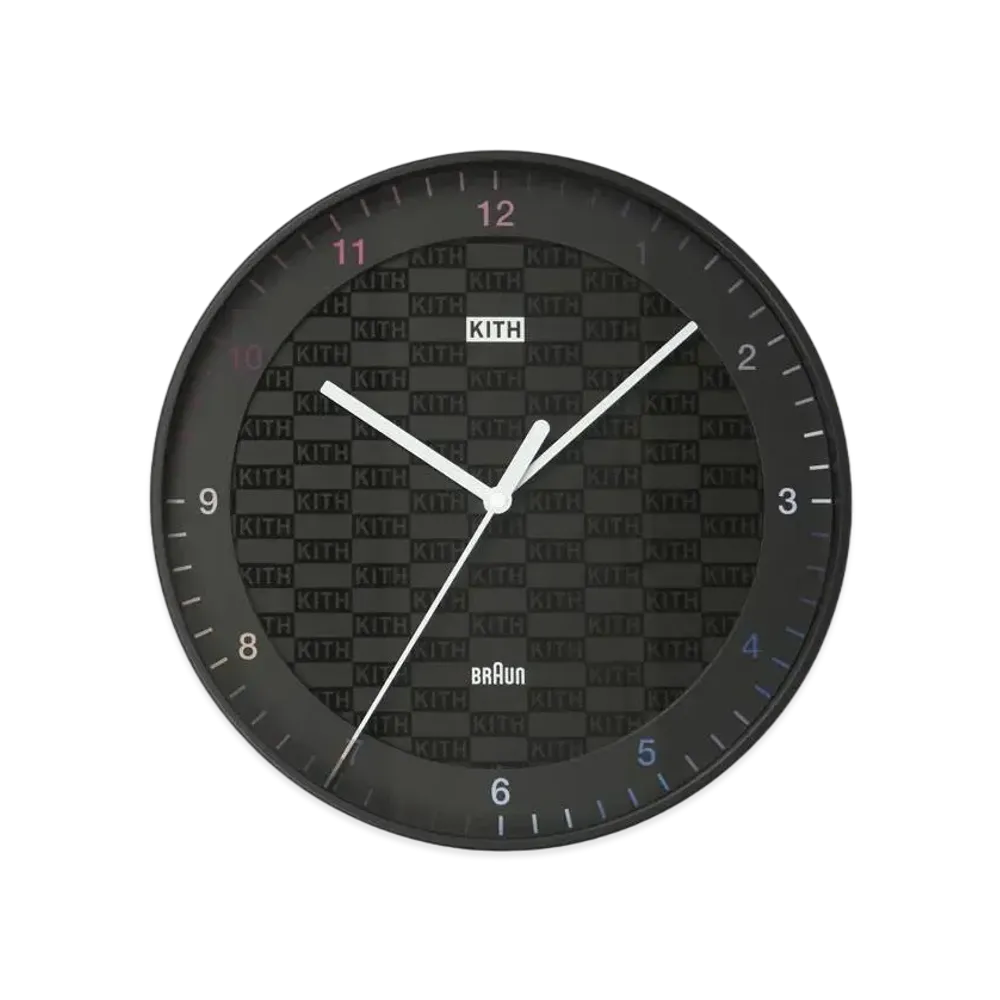 Kith Kithmas for Braun BC17 Wall Clock "Black"