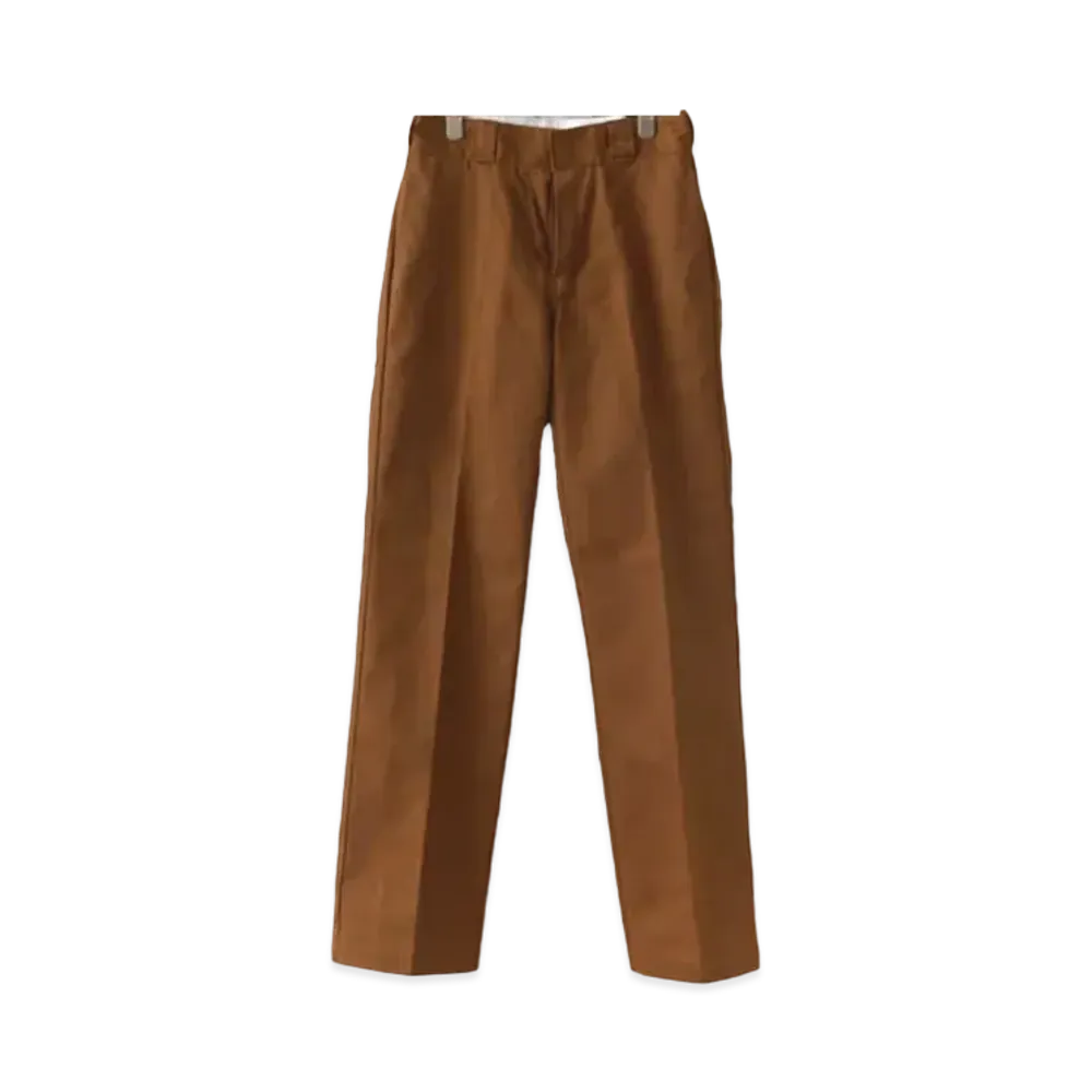 Dickies THE ORIGINAL FIT 874 TC twill center press skater pants "Light Brown"