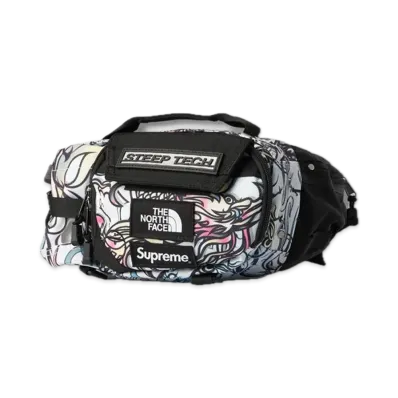 Supreme x The North Face Steep Tech Waist Bag "Multicolor Dragon" NM82291I / NF0A82YW