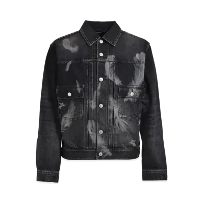 MASUBOYS Feather Denim Jacket "Black" MBFW-BLB124L
