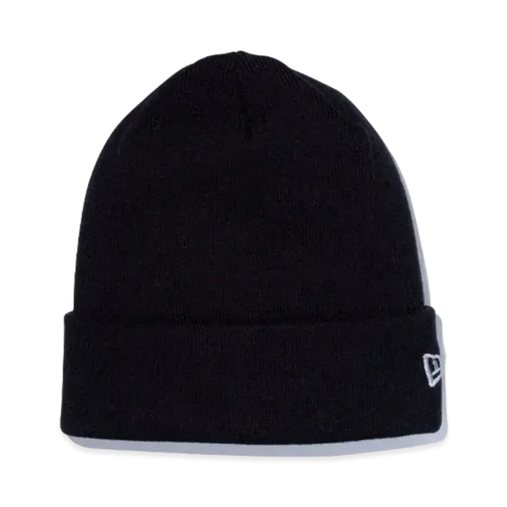 NEW ERA Basic Cuff Knit "Black White Flag"