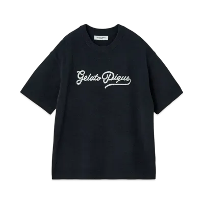 GELATO PIQUE Homme Airy Moko Marine Jacquard Pullover "Navy"