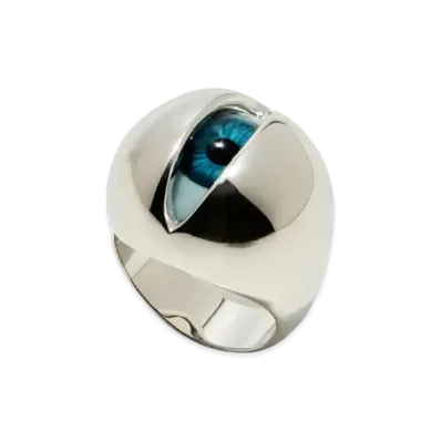 UNDERCOVER Eye Motif Silver Ring "Silver"