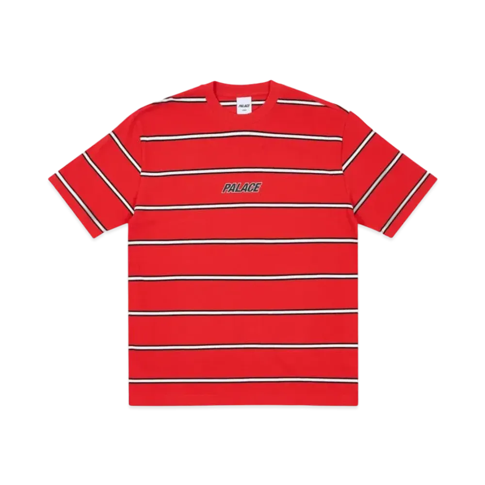 PALACE Duo Stripe T-Shirt "Truest Red"